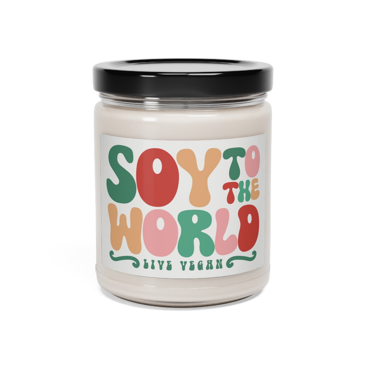 SOY To The World  Vegan Scented Soy Candle, 9oz