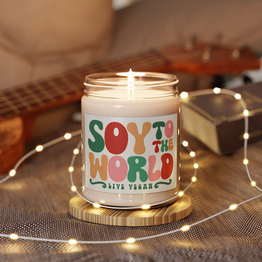 SOY To The World  Vegan Scented Soy Candle, 9oz