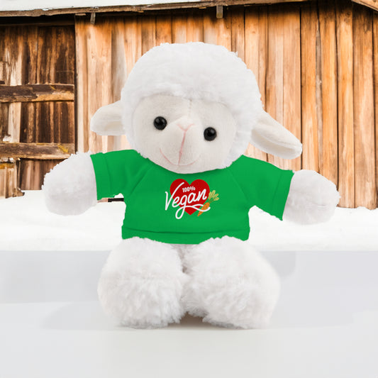 Plush Sheep with Vegan Tee